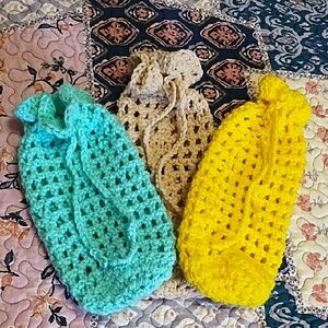 Crochet Wine Bottle Coozies